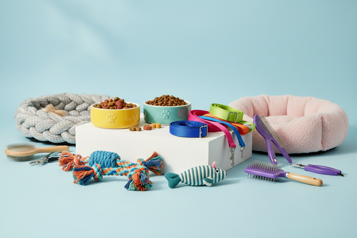 Find everything your pets need to stay happy, healthy, and active. Shop food, grooming essentials, toys, beds, collars, and training tools.