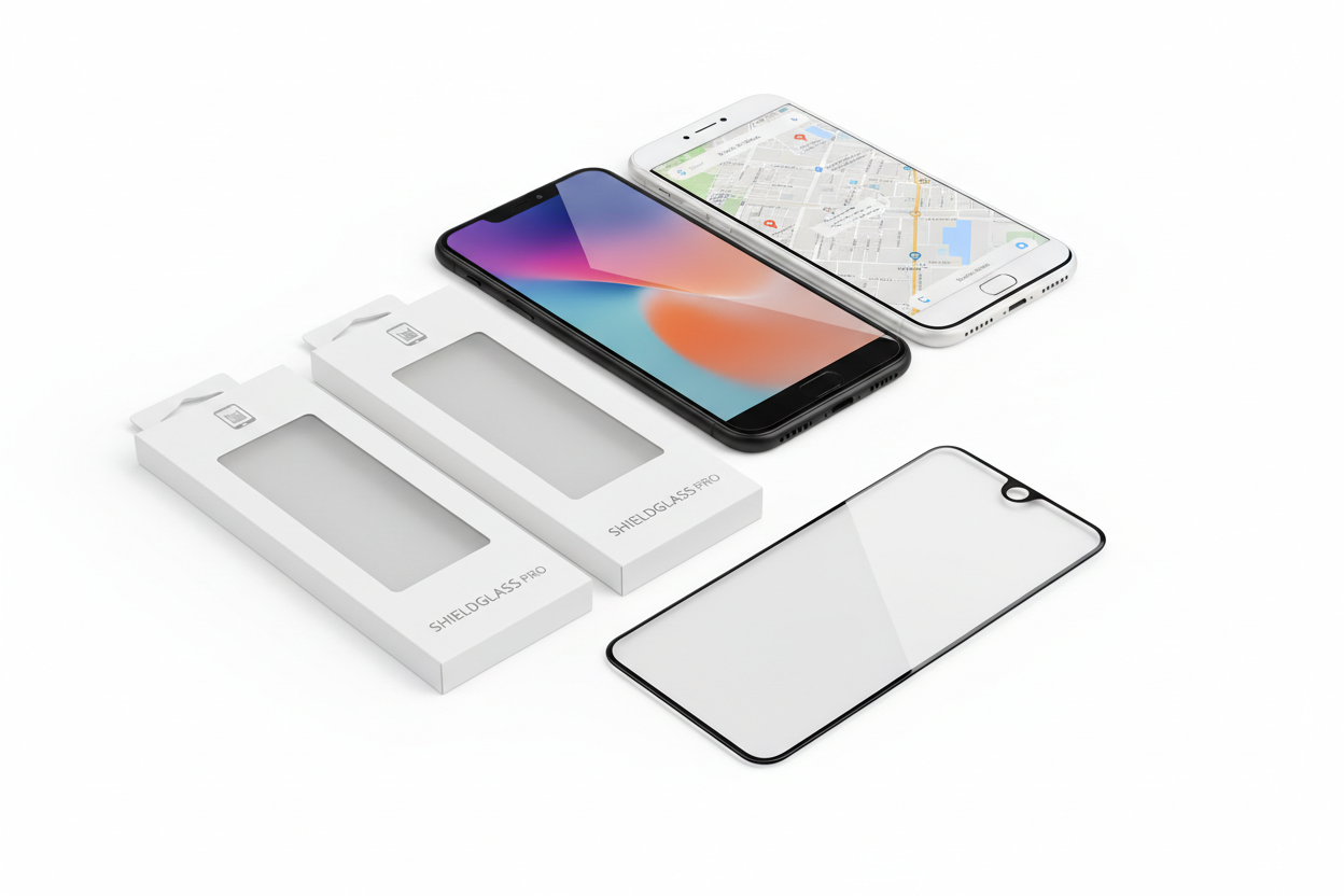 RICZEAL ECOM SHOPPING  Keep your phone screen safe with high-quality screen protectors. Scratch-resistant, anti-shatter, and ultra-clear protection. Easy to install with strong edge-to-edge coverage.