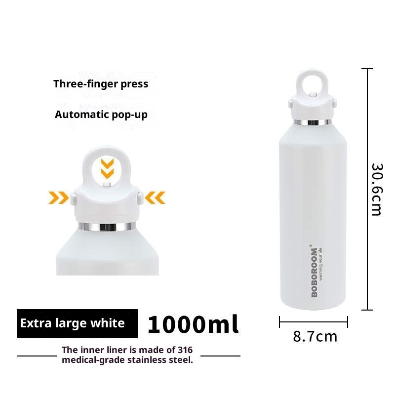 316 Insulated Cold And Hot Cup For Outdoor Sports Large Capacity Water Bottle-6