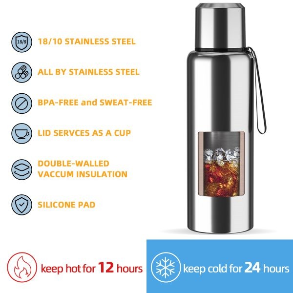 316 Stainless Steel Insulated Cup With Large Capacity For Men-3